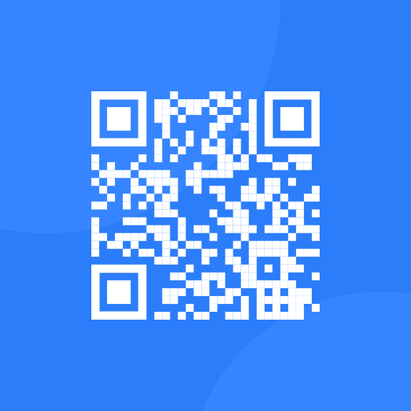 QR code that leads to Frontend Mentor website